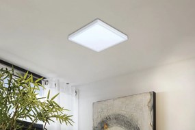 Applique LED moderno da esterno Argolis bianco IP44, luce bianco caldo 2400 lumen, EGLO