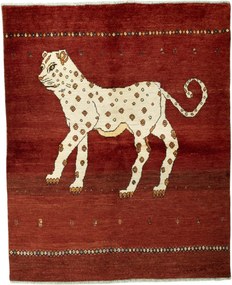 Gabbeh Tappeto persiano 160x190 Rosso (Iran) Annodato A Mano