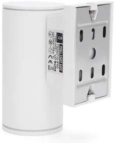 Aigostar - Applique da esterno 1xGU10/230V bianco IP65 arrotondato