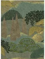 Coordonne Carta da parati Jardin Japones - Menta