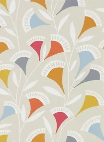 Tapete Noukku von Scion - Watermelon/ Tangerine/ Slate