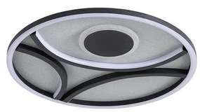 Searchlight 82100-39BK - LED Dimmerabile plafoniera ZENDISC LED/20W/230V 3000K Ø 39 cm