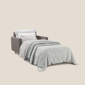 Edgar poltrona letto in tessuto felis impermeabile T03 talpa