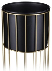 Vaso da fiori in metallo LOFT 70x20 cm oro/nero