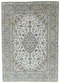 Kashan Tappeto 350x250 Beige (Iran) Annodato A Mano