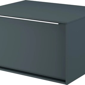 Mobile da bagno sotto lavabo Neo marrone laccato lucido L 60 x H 33 x P 48 cm 1 cassetto, lavabo non incluso