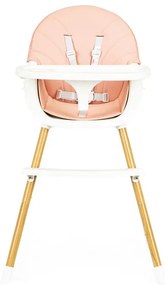 Seggiolino per bambini rosa 2in1