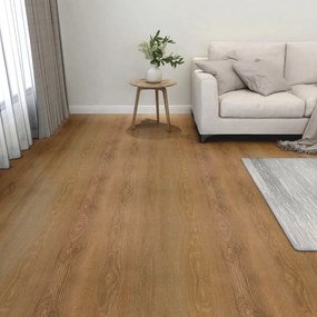 Listoni Per Pavimenti Autoadesivi 20 Pz İn Pvc 1,86 M² Marroni /