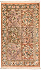 Cashmere Silk Tappeto orientale 120x80 Beige (Indian) Annodato A Mano