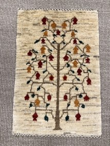 Gashguli Tappeto 40x60 Beige (Iran) Annodato A Mano