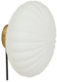 Lampada da parete bianca Kumu - Hübsch
