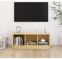 Mobile Porta TV 104x33x41 cm in Legno Massello di Pino cod mxl 17478