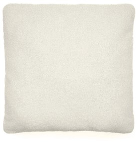 Kave Home - Cuscino Martina in in tessuto bouclé écru 52 x 52 cm