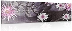 Quadro su tela – Fiori su sfondo meraviglioso