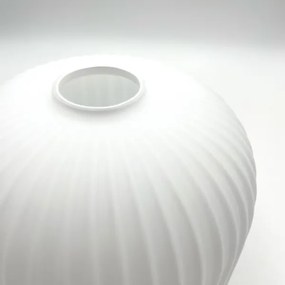 Lampadario a sospensione con filo HARMA 1xE27/15W/230V diametro 20 cm bianco/oro