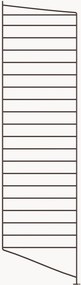 Pannello da terra String System, larg. 30 x alt. 115 cm, varie misure