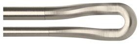 Mantovana doppia estensibile in acciaio inox 107 - 305 cm Midnight - Umbra