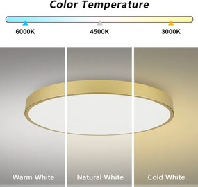 Brilagi -LED Lampada dimmerabile POOL SMART LED/128W/230V 100 cm oro Wi-Fi Tuya+telecomando