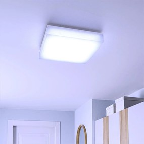 Plafoniera LED Regolabile 18W 24W 30W Quadrata CCT IP54 33x33 cm