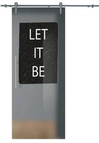 Anta per porta scorrevole Let it be in vetro trasparente L 88 x H 215 cm destra