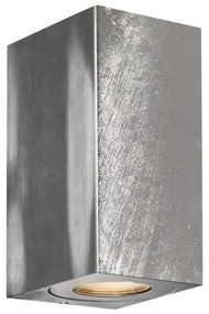 Nordlux - Applique da esterno CANTO 2xGU10/28W/230V IP44 argento