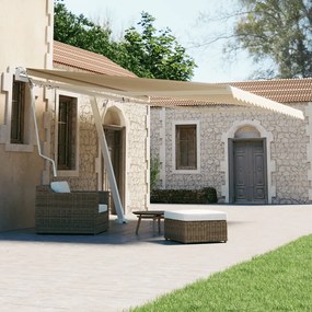 Tenda Da Sole Automatica Autoportante 450x300 Cm Crema /