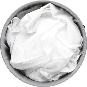 Cesto portabiancheria in metallo bianco 60 l - Brabantia