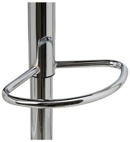 Sgabelli da bar neri ad altezza regolabile in similpelle in set di 2 (altezza seduta 93 cm) - Casa Selección