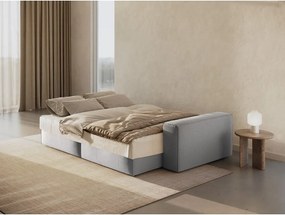 Divano letto grigio chiaro 247 cm Jodie - Micadoni Home
