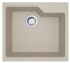 Lavello integrato 1 vasca in fragranite beige FRANKE Urban L 50 x L 56 cm