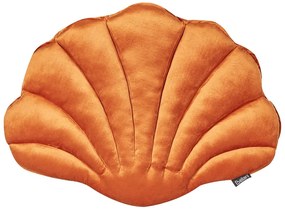 Cuscino velluto arancione 47 x 35 cm CONSOLIDA Beliani