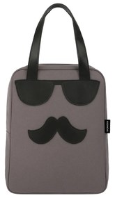 Borsa termica porta pranzo baffi grigio 6,5 L Cooler