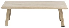 ENCANTO - salotto con struttura in alluminio verniciato effetto legno e cuscineria