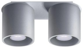 Sollux SL.0055 - Faretto ORBIS 2 2xGU10/40W/230V grigio