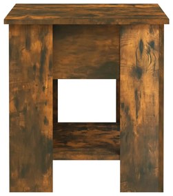 Tavolino da salotto rovere fumo 101x49x52 cm legno multistrato