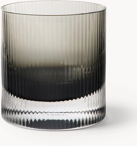 Set di 2 bicchieri in vetro soffiato Ripple