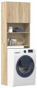 Mobile Lavatrice Rovere Sonoma 64x24x190 Cm İn Truciolato /
