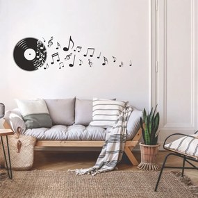 Adesivo murale - Vinile con le note | Inspio