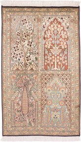 Cashmere Silk Tappeto 60 x 100 (Indian) Annodato A Mano