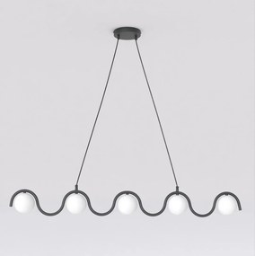 Lampada a Sospensione SINUS 5 5xG9 in Acciaio