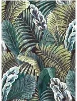 Essentials by Arte International Carta da parati Verdure - Blue/ Mint