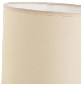 Lampada da tavolo color crema e mattone con paralume in tessuto (altezza 39 cm) - Casa Selección