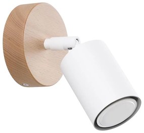 Sollux SL.1285 - Faretto da parete VERDO 1xGU10/10W/230V bianco