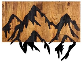 Decorazione da muro 58x44 cm montagne