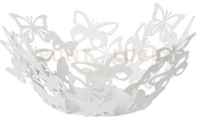 Centrotavola moderno farfalloso grande bianco marmo