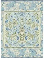 Morris & Co Carta da parati Wilhelmina - Indigo