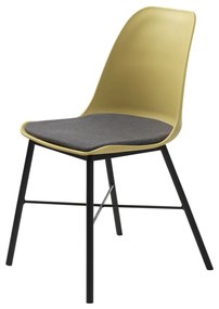 Sedia da pranzo gialla Whistler - Unique Furniture