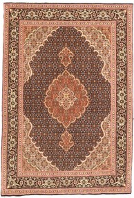 Tabriz Tappeto persiano 100 x 150 Nero (Iran) Annodato A Mano