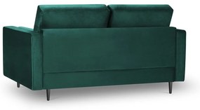 Divano in velluto verde petrolio, 174 cm Santo - Milo Casa