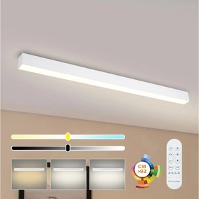 Brilagi - plafoniera LED dimmerabile SLEEKLINE LED/40W/230V Wi-Fi Tuya bianca + telecomando